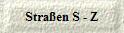 Stra�en S - Z