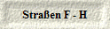 Stra�en F - H