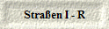 Stra�en I - R